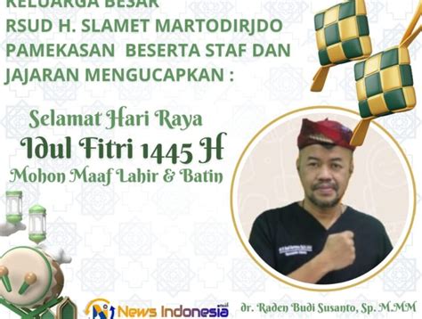 Keluarga Besar RSUD H Slamet Martodirjdo Pamekasan Beserta Staf Dan