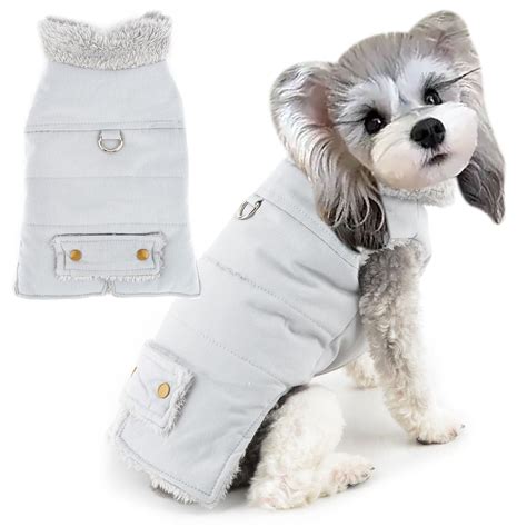 EcoVerve Dog Jacket Coats For Small Dogs Lined Puppy Winter Clothes