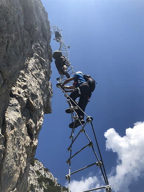 Via Ferrata Delle Aquile Paganella Via Ferrata Delle Aquile Up The