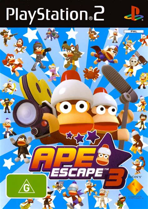 Ape Escape 3 Cover Or Packaging Material MobyGames