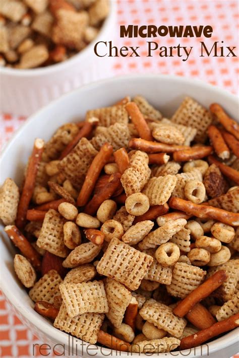 Microwave Chex Party Mix