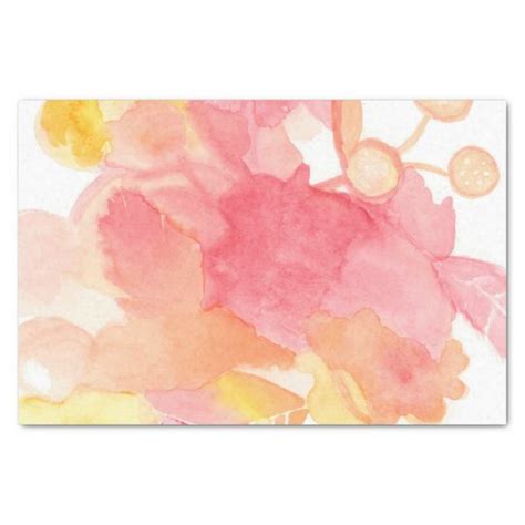 Beautiful Floral Tissue Paper | Zazzle.com