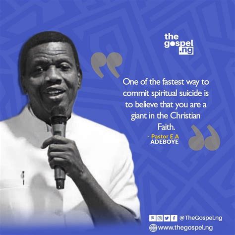 Quote from Pastor E.A Adeboye