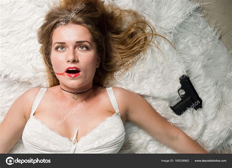 Lifeless Woman Lying On The Floor Stock Photo By Demian 169338962