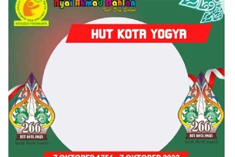 Gratis 17 Link Twibbon Hut Kota Yogyakarta Ke 266 Tahun 2022 Bingkai Foto Ucapan Selamat Hari