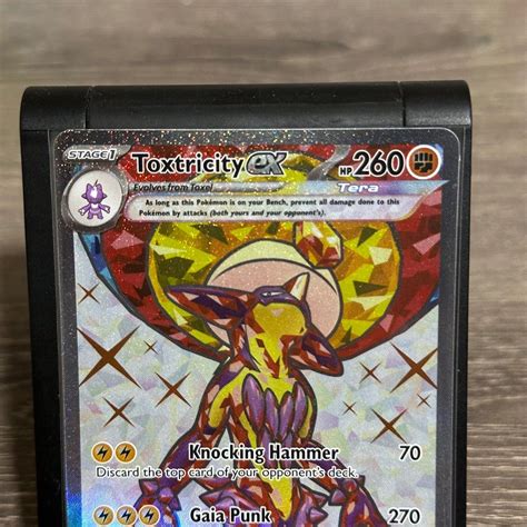 Tcg Pokemon Toxtricity Ex Full Art Secret Rare Scarlet