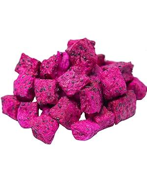 Amazon CHAVI Freeze Dried Diced Dragon Fruit Snack Pack Of 2 X 2