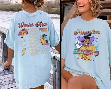 Vintage Disney Powerline Shirt Disney 90s A Goofy Movie Powerline