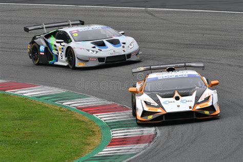 Kreisverkehr Mugello Italy Oktober Lamborghini Huracan St Evo