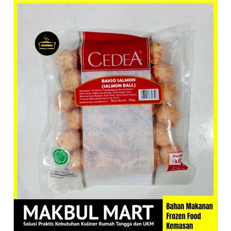 Jual Cedea Salmon Ball Bola Salmon 500gr Shopee Indonesia