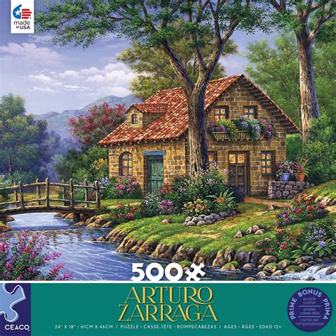 Cottage By The River Pieces Ceaco Puzzle Warehouse