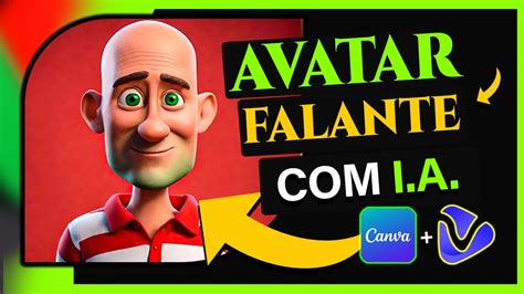 GRÁTIS COMO CRIAR AVATAR FALANTE CANVA E VIDNOZ CANAL DARK