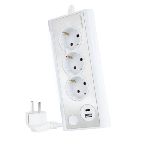 REGLETA ELÉCTRICA 5 SALIDAS SCHUKO BLANCO SIN CABLE Conectrol S A