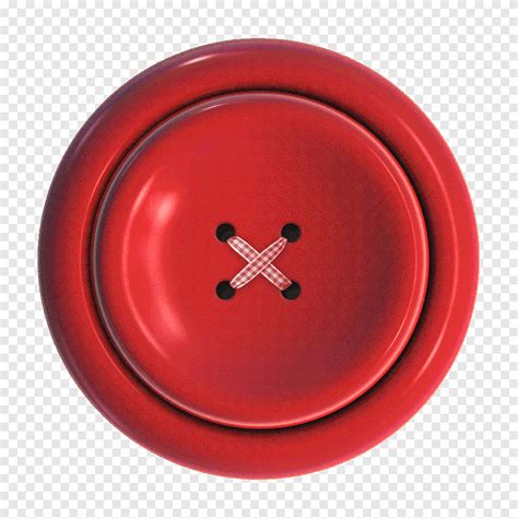 Round red plastic button, Button Clothes Red Small, clothes, buttons png | PNGEgg