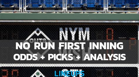 No Run First Inning Today S Nrfi Best Bets Picks