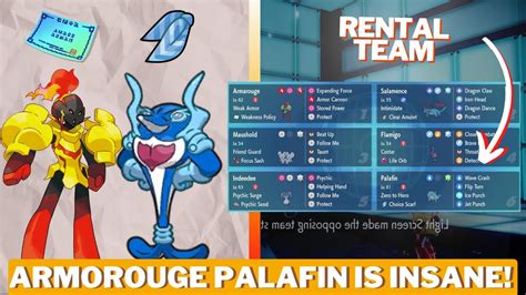 Armarouge And Palafin VGC RENTAL TEAM Pokemon Scarlet And Violet