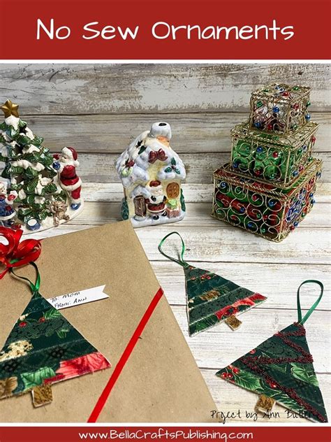 No Sew Christmas Ornaments with Fairfield - Bella Crafts Publishing