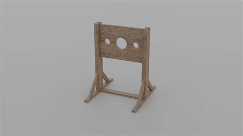 Medieval pillory - 3D Model - ShareCG