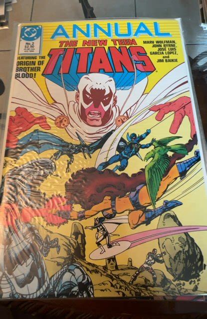 The New Teen Titans Annual 2 1986 Teen Titans Comic Books Copper