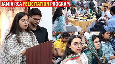 Felicitation Program JAMIA RCA For 31 UPSC CSE Toppers Batch 2023