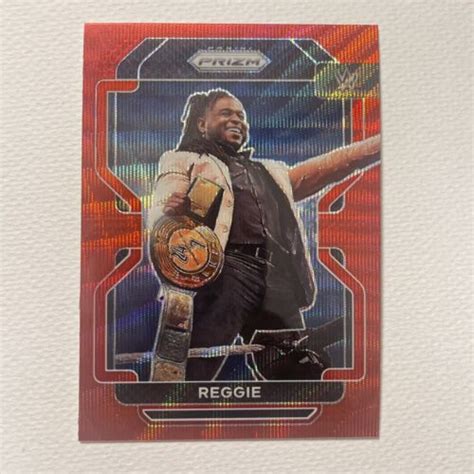 Panini Prizm Wwe Ruby Wave Red Reggie Raw Ebay