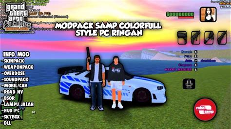 Modpack Samp Colorful Style Pc Ringan Support Androidmodpack Samp Roleplay Android Youtube