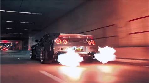 Flame Spitting R35 Gtr Edit 4k By Ckcautosport Youtube