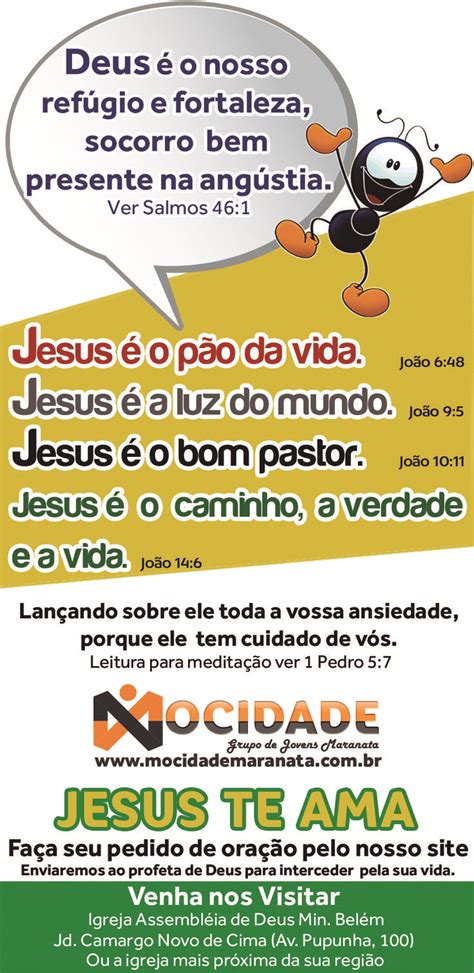 Folheto Para Evangelização Evangelizar Folheto Evangelico Feliz