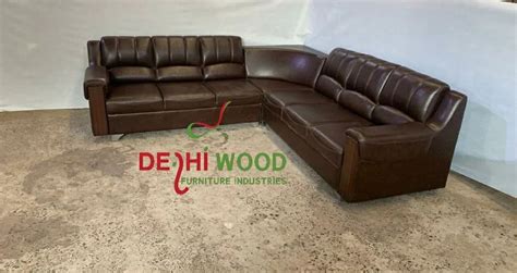 Seater Leather L Shape Corner Sofa Set At Set In Ahmedabad