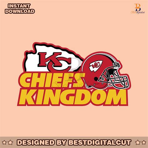 Kansas City Chiefs Kingdom Helmet SVG » Best Digital Cut