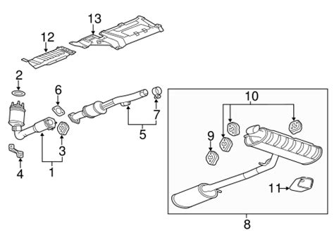 OEM Exhaust Components For 2011 GMC Terrain GMPartsCenter Net