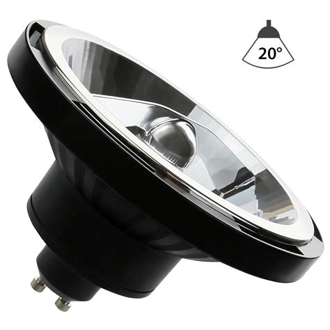LED AR111 Spot-Strahler GU10 Sockel 10W neutralweiß, Schwarz | kabika.de