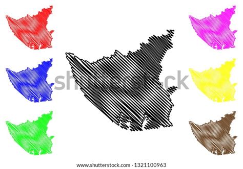 Bayelsa State Subdivisions Nigeria Federated State Stock Vector