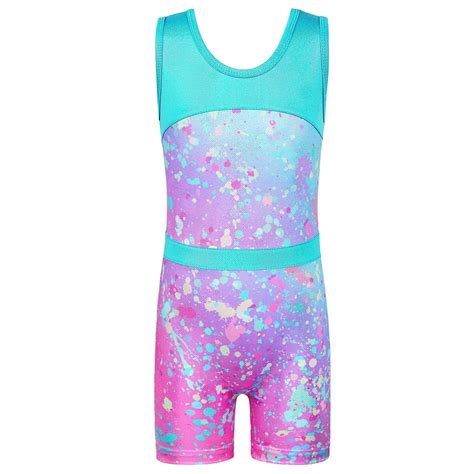 Baohulu Sparkle Gymnastics Leotard With Pant Girls Ballet Dancewear