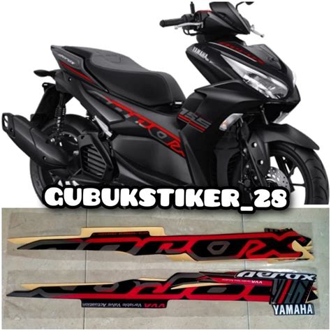 Jual STRIPING STIKER LIS BODY MOTOR YAMAHA AEROX 155 TAHUN 2022 2023