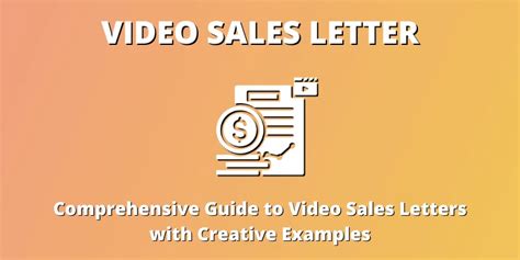 Video Sales Letter Vsl Guide Creative Examples