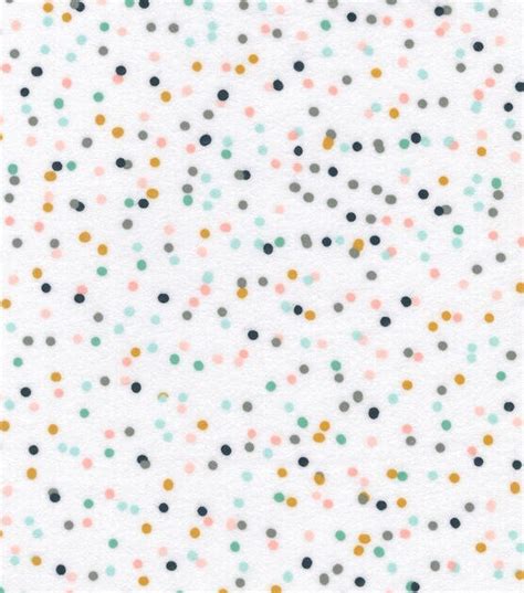 Robert Kaufman Confetti On White Nursery Flannel Fabric Joann