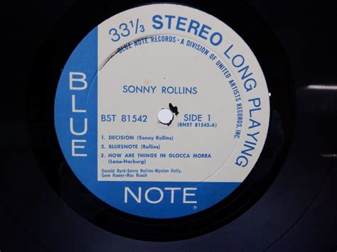 Sonny Rollins Sonny Rollins Volume Lp Blue Note Bst