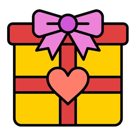 Icono De La Caja De Regalos Vector Premium