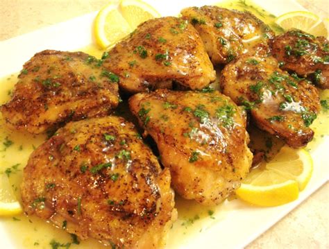 Honey Glazed Lemon Chicken Recipe Food