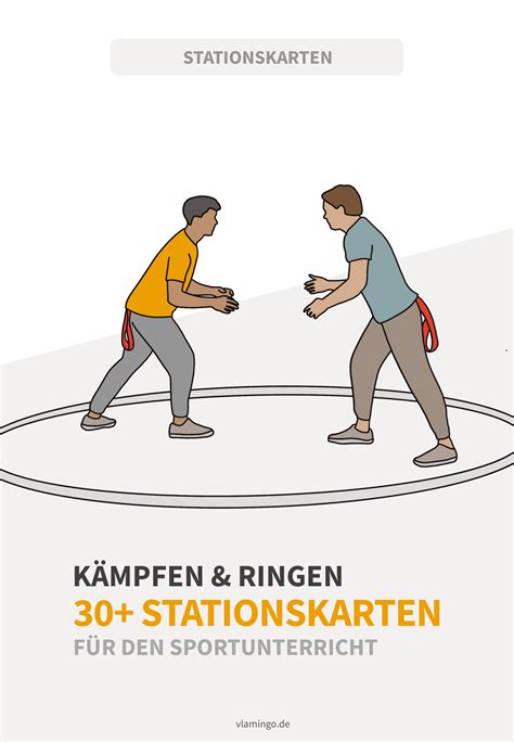 Kämpfen Ringen Stationskarten 6 Begleitmaterial für den