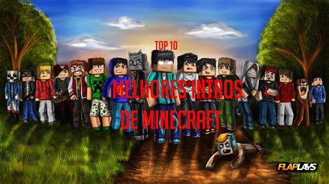 Top 10 Melhores intro animações de minecraft YouTube