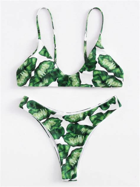 Jungle Print High Leg Bikini Set Artofit