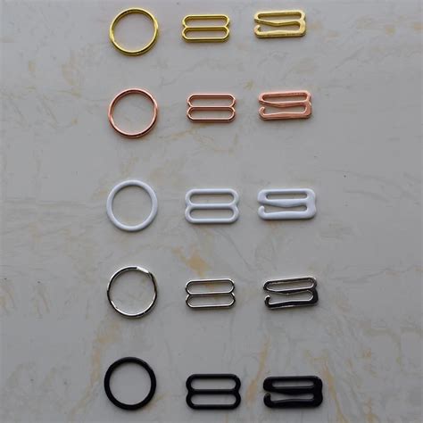 Wholesale 20pcs Bra Material Metal Bra Strap Hooks Nylon Coated Lingerie Figure 8 Shape 0 Shape
