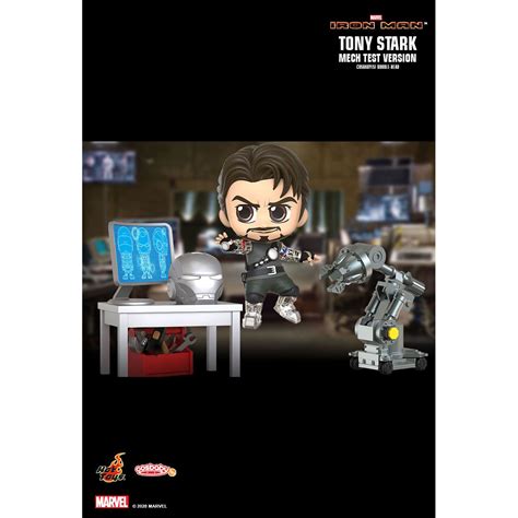 Iron Man Tony Stark Mech Test Version Cosbaby S Hot Toys Figure Collectible Set