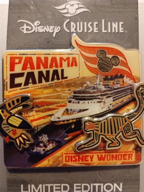 57937 - Disney Wonder Panama Canal Crossing pin on pin - Disney Cruise ...