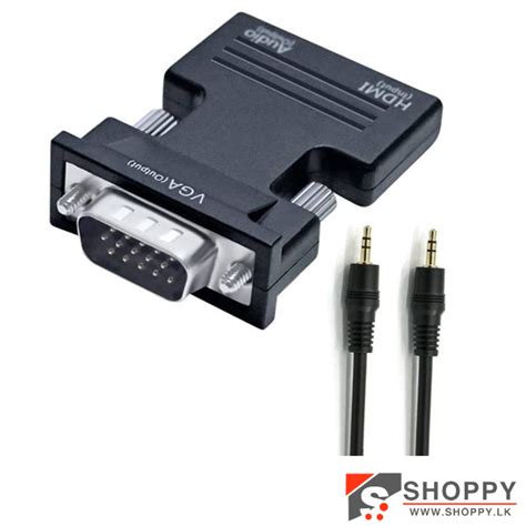 Hdmi To Vga Converter Adapter With Audio Shoppy Computers Tech