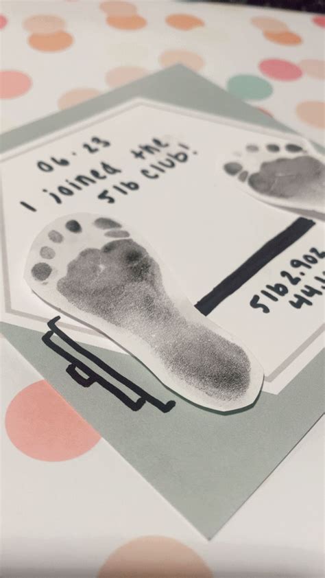 NICU Footprint Art: Weight Milestone in 2023 | Nicu, Nicu nurse ...