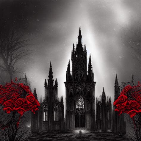 Dark Gothic Castles In Winter