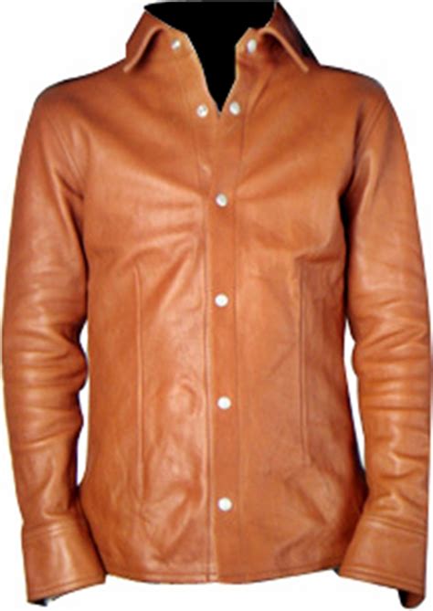 Lambskin Leather Shirt Custom Made Style Ls060 For Sale